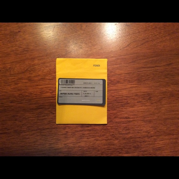 Authentic Fendi Borsa Spy Zucca Nappa Tobacco - Picture 11 of 11